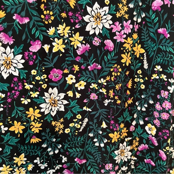 Old Navy Womens XL Dark Floral Maxi Slip Dress Adjustable Straps Rayon Cottage - Picture 7 of 7